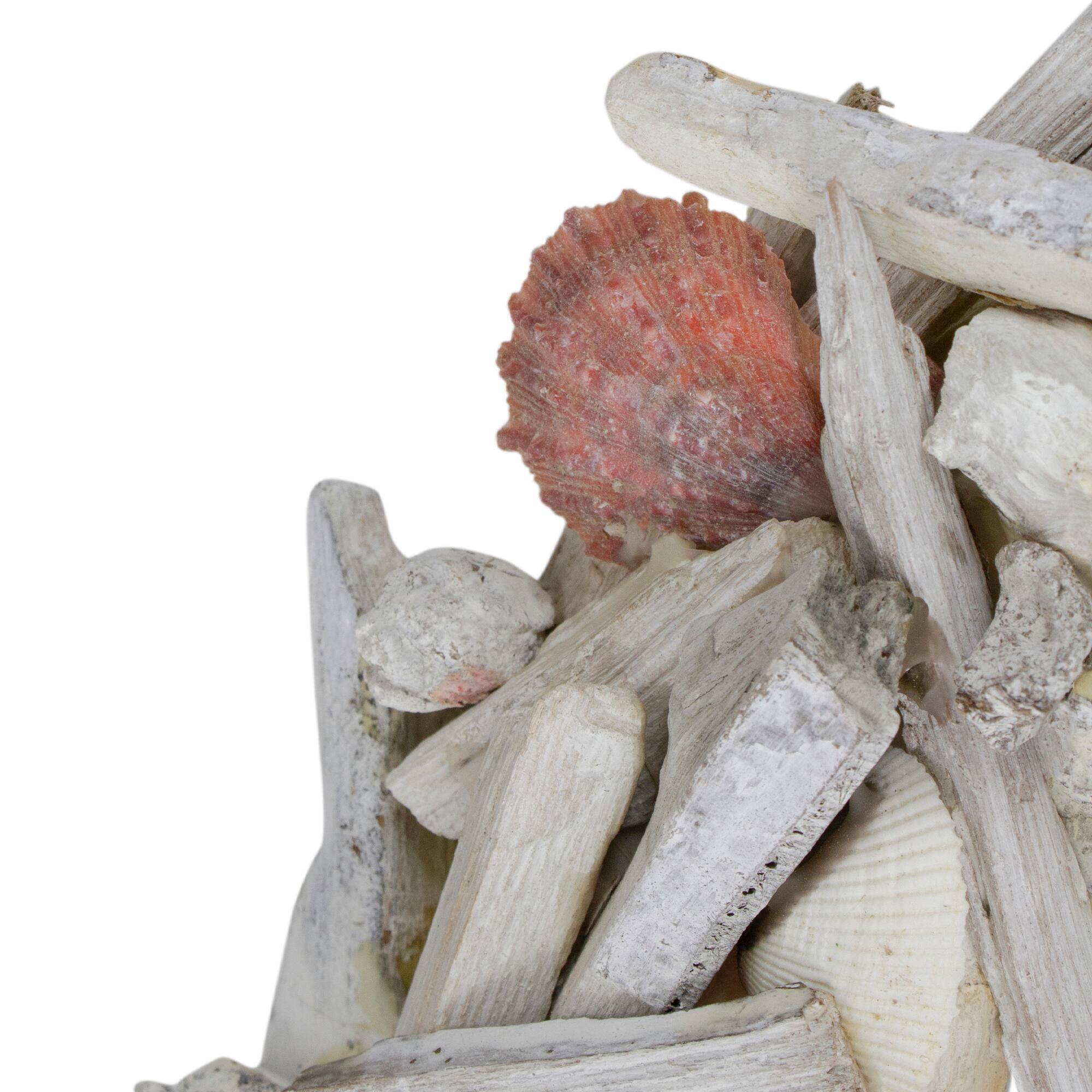 12.5" Nautical Driftwood & Seashell Summer Wreath